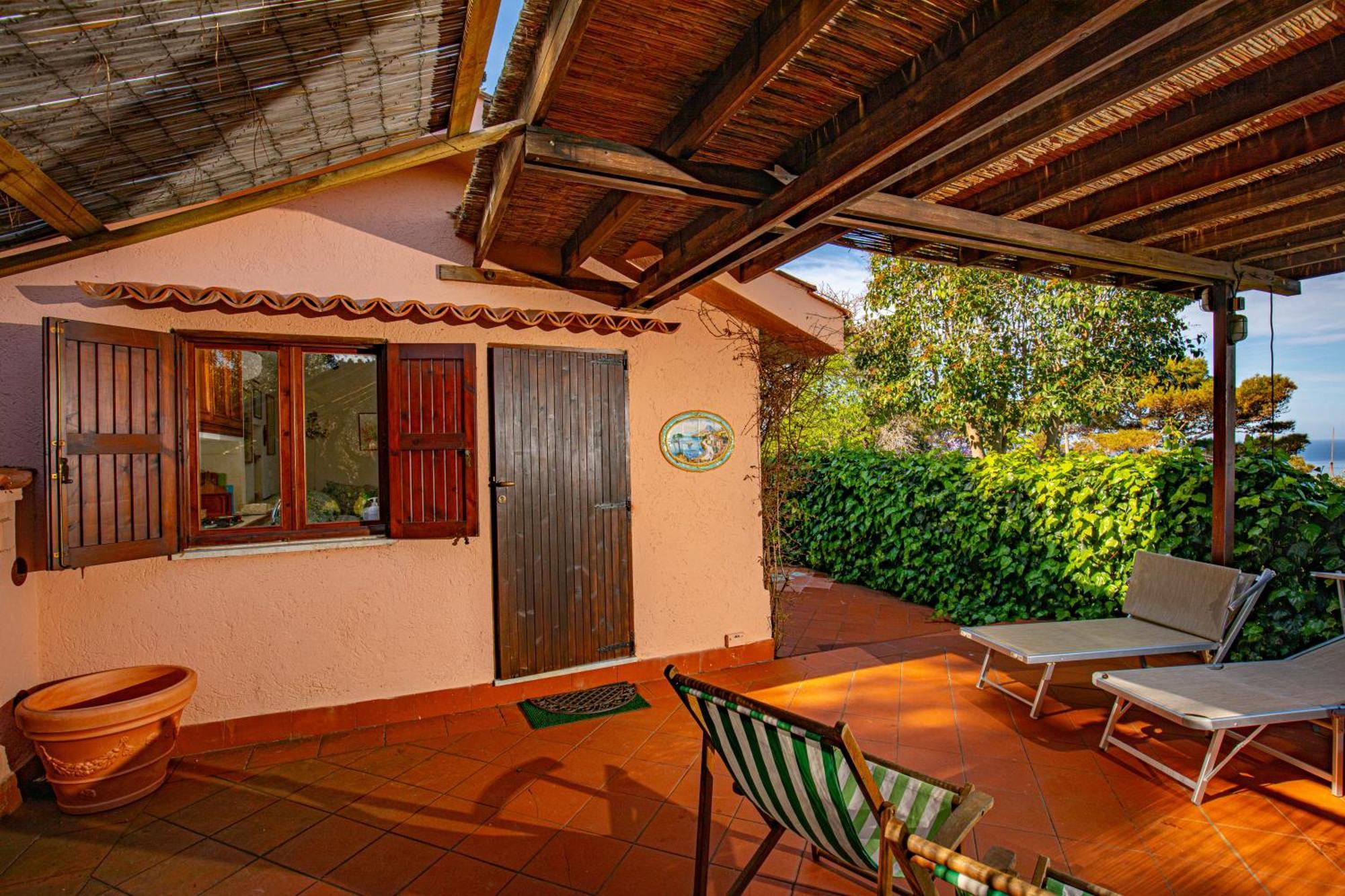 Il Cottage Di Villa Sveva, Splendida Vista Mare Porto Santo Stefano  Luaran gambar